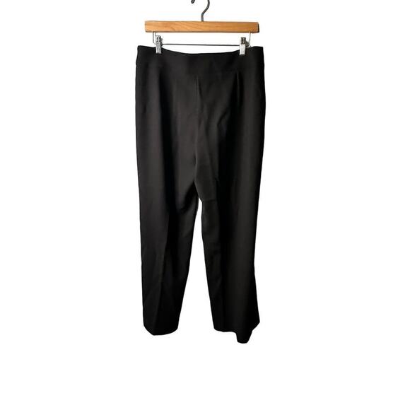 Armani Collezioni Black Virgin Wool Trouser Pants Size 10 - Picture 2 of 5